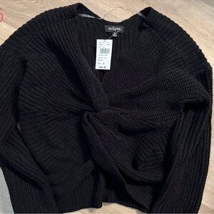 Eclipse Black Knit Sweater